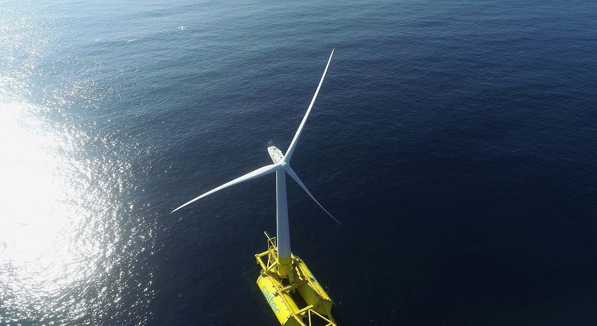 Euskadi empieza producir energía eólica marina con tecnología flotante.
