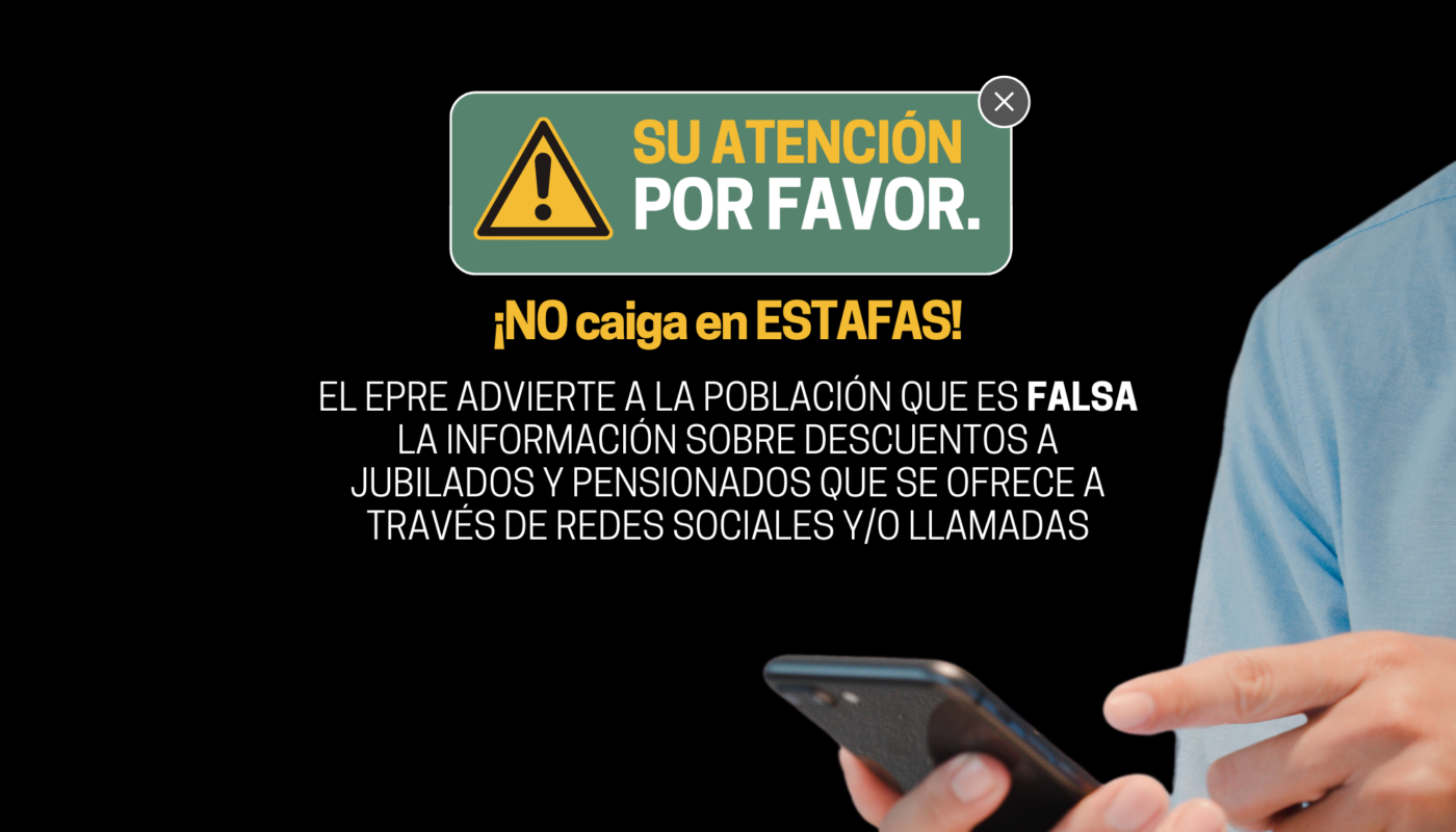 ALERTA POR INTENTO DE ESTAFAS EN REDES SOCIALES